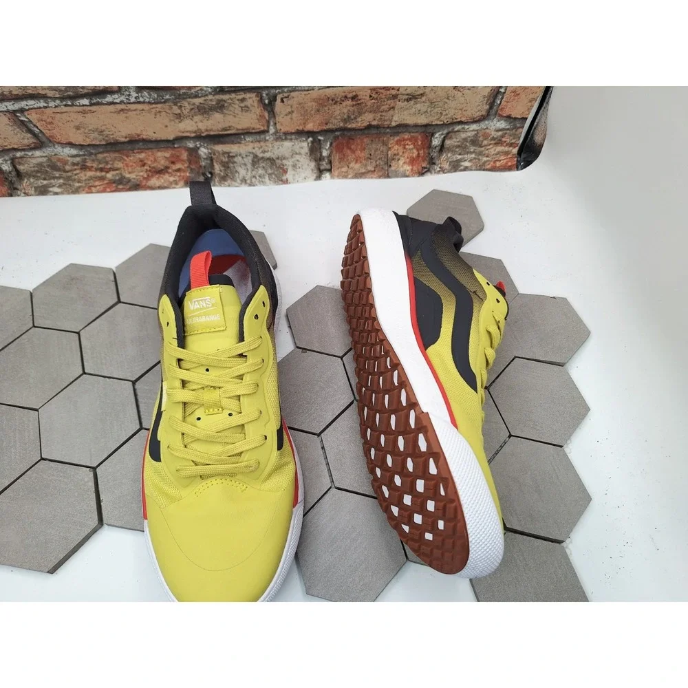 Men Sz 8 Vans UltraRange EXO MTE Sulphur Yellow Red Bruce Lee Rare White Black